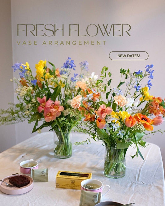 <Workshop> 4 Nov Fresh flower vase arrangement