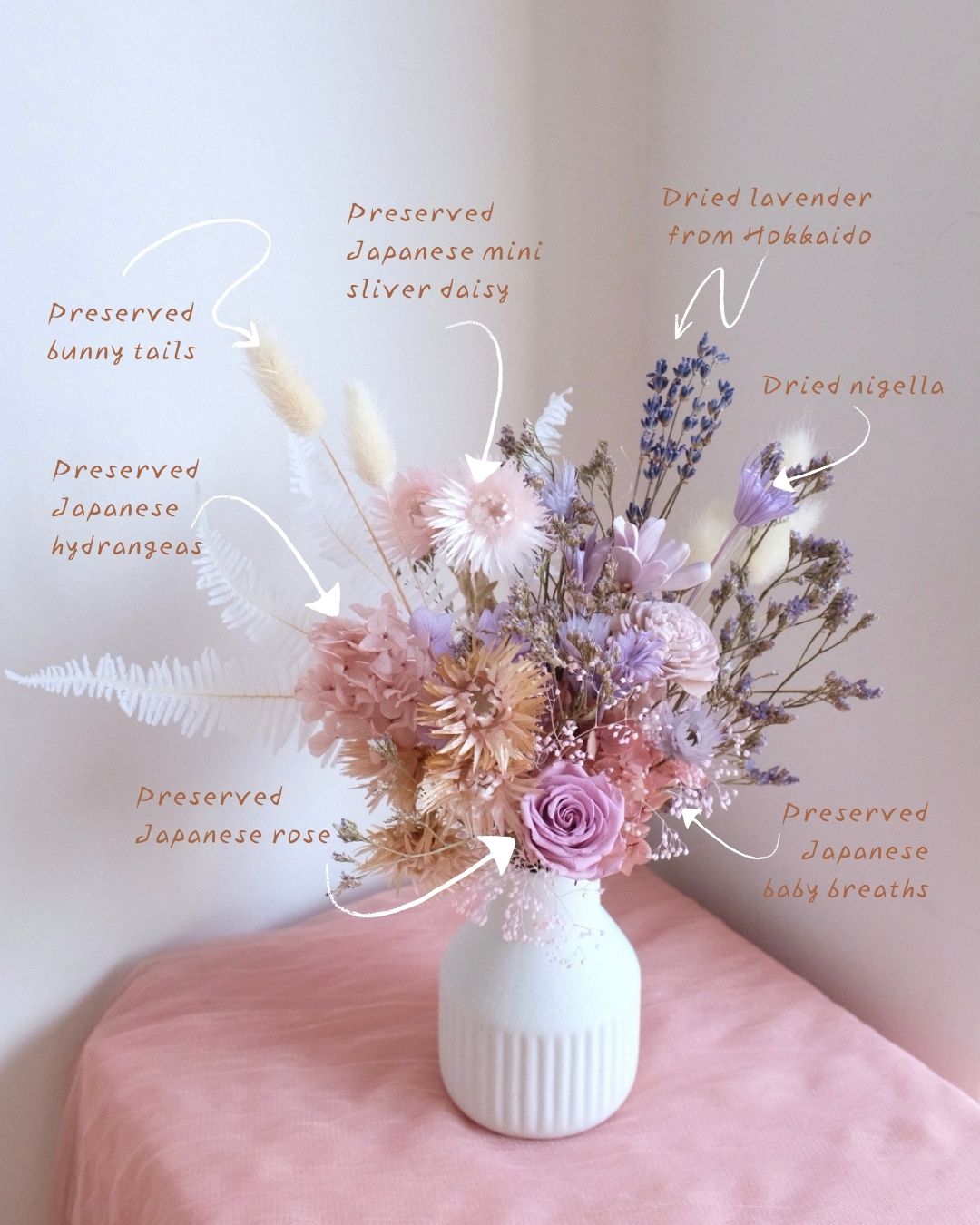 Preserved Flower Jar | Sumire