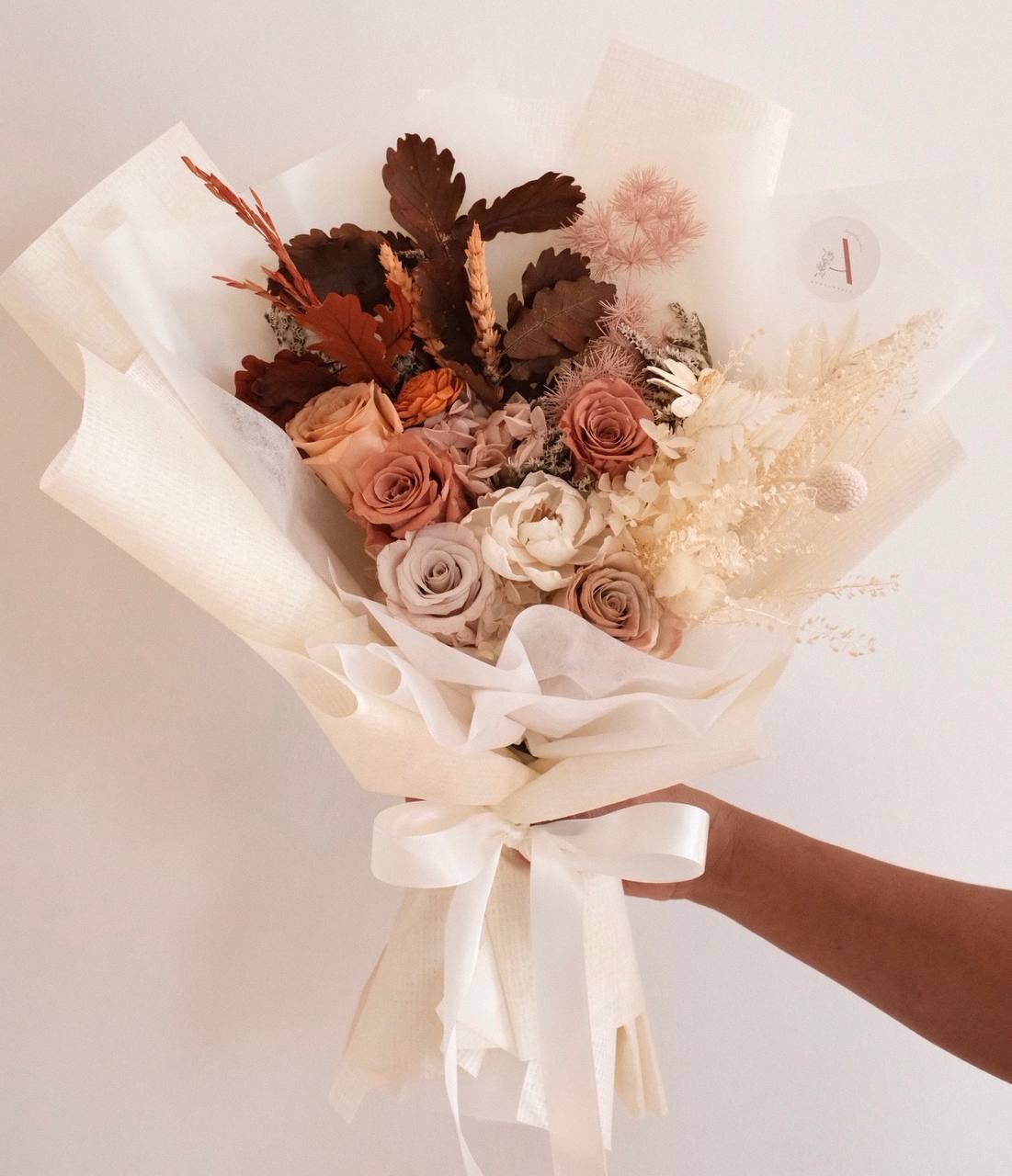 Preserved Flower Bouquet | Amber