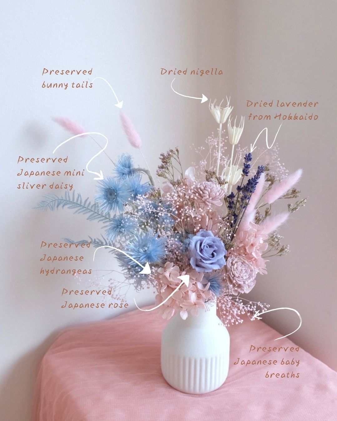 Preserved Flower Jar | Hanami