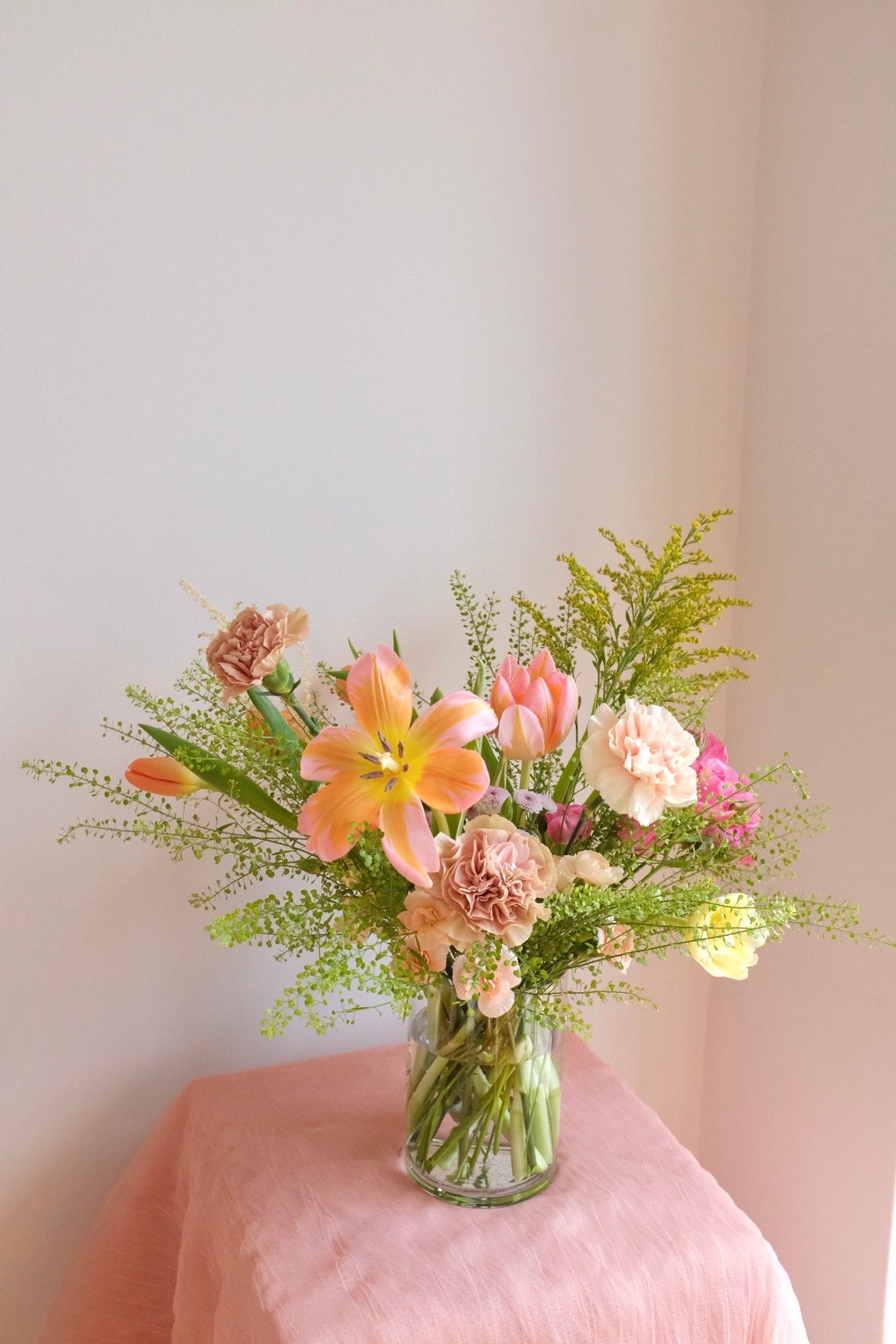 <Workshop> 1 October Fresh Flower Vase Arrangement
